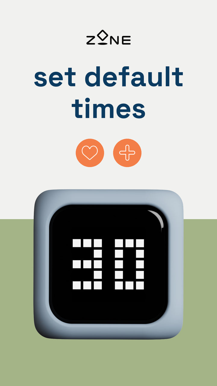 set your own times