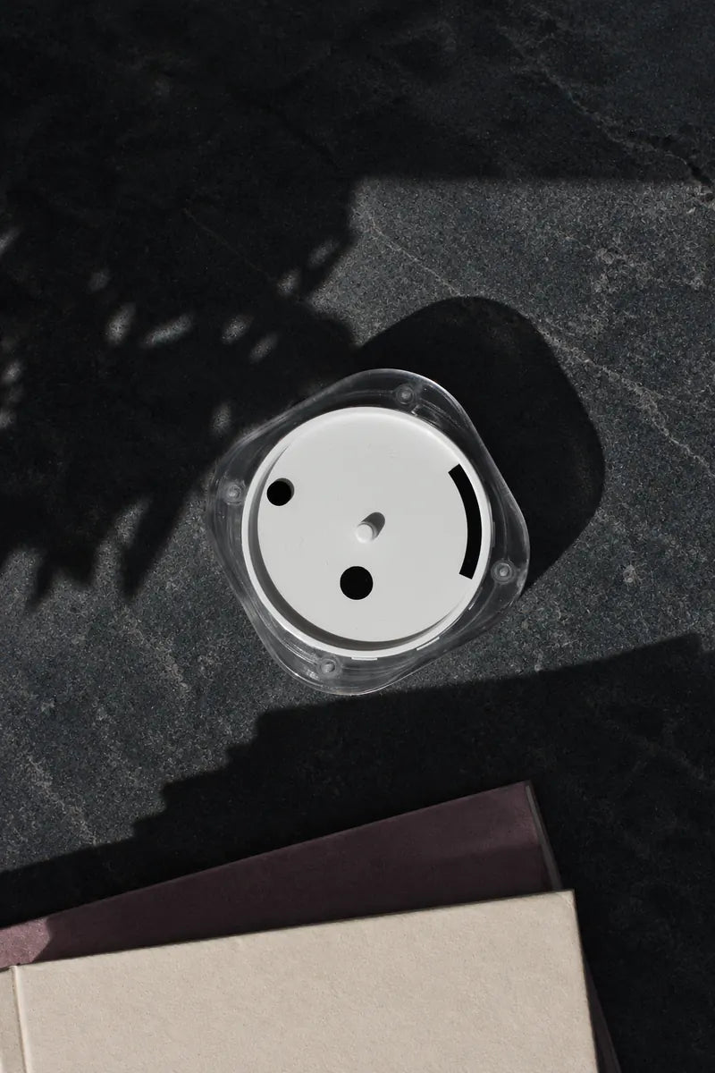 Time Smiles See-Through Time clock at home